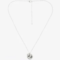 Personalised Silver Plated Butterfly Necklace (47cm)