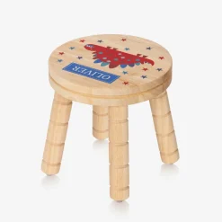 Personalised Wooden Dinosaur Stool