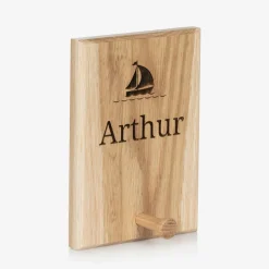 Personalised Wooden Ship Peg Hook (18cm)