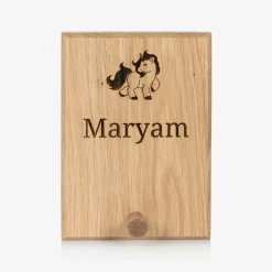 Personalised Wooden Unicorn Peg Hook (18cm)