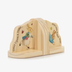 Peter Rabbit Wooden Bookends (14cm)