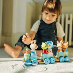 Peter Rabbit Wooden Puzzle Train Toy (29cm)