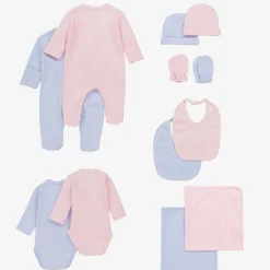 Pink & Blue Welcome To The World Twins Hamper