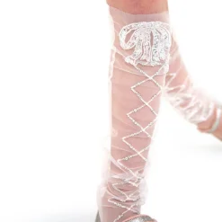 Pink Ballerina Princess Costume Leg Warmers