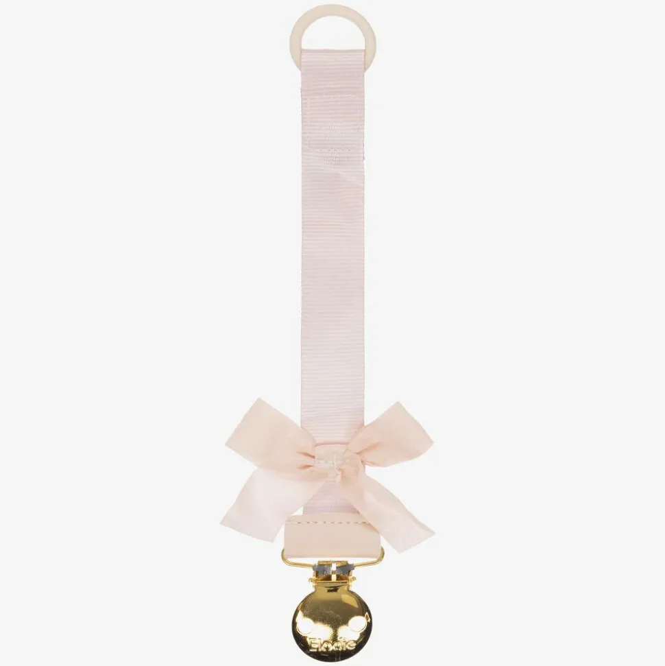 Pink Bow Dummy Clip