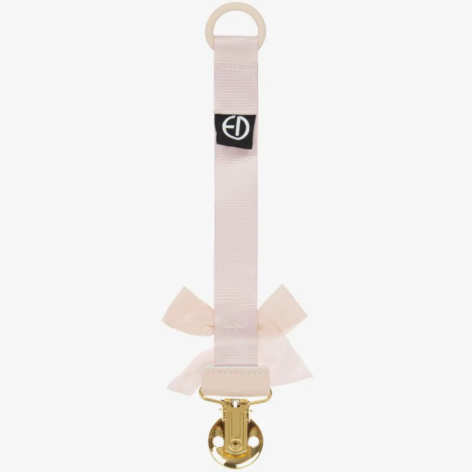 Pink Bow Dummy Clip