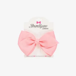 Pink Bow Hair Clip (10cm)