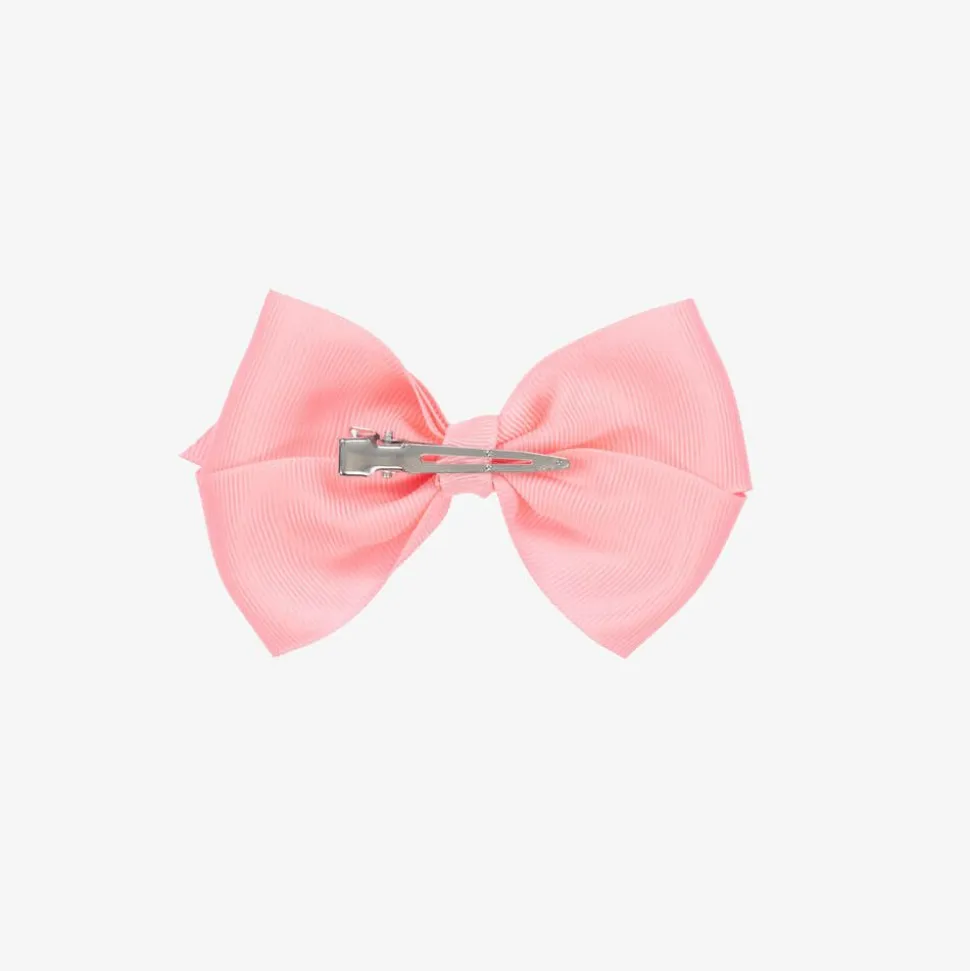 Pink Bow Hair Clip (10cm)