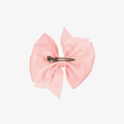 Pink Bow Hair Clip (10cm)