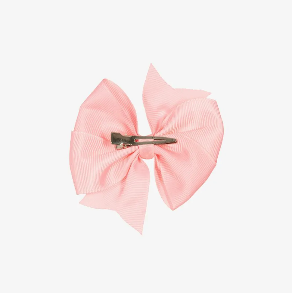Pink Bow Hair Clip (10cm)