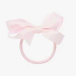 Pink Bow Hair Elastic (7cm)