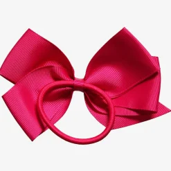 Pink Bow Hair Elastic (12cm)