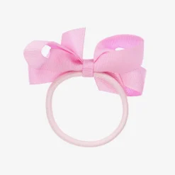 Pink Bow Hair Elastic (7cm)