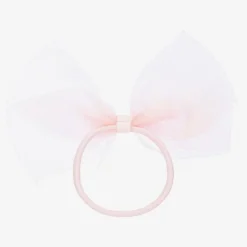 Pink Bow Hair Elastic (12cm)