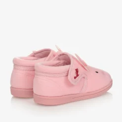 Pink Bunny Velcro Slippers