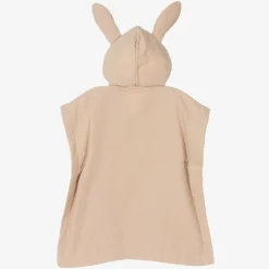 Pink Cotton Hooded Poncho Towel