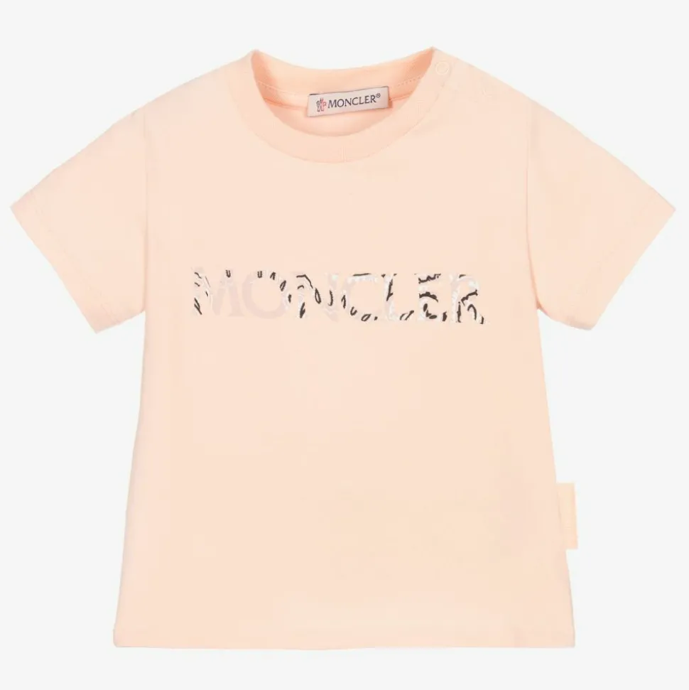 Pink Cotton Logo T-Shirt