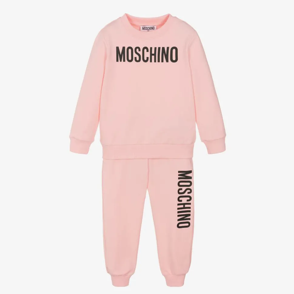 Pink Cotton Tracksuit