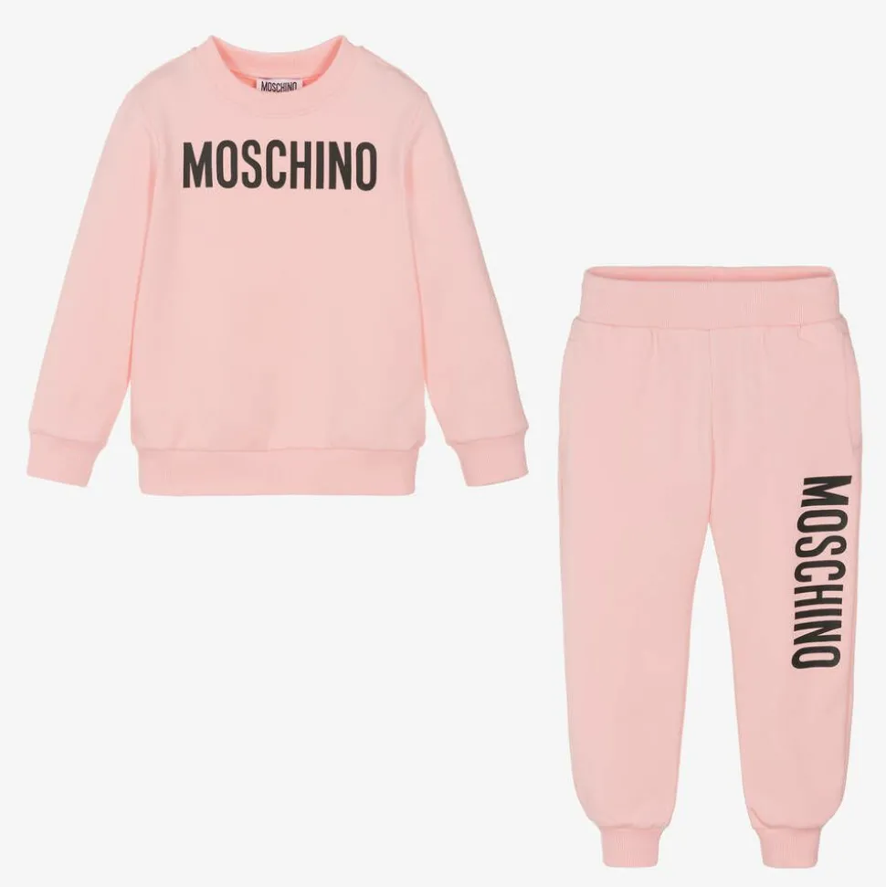 Pink Cotton Tracksuit