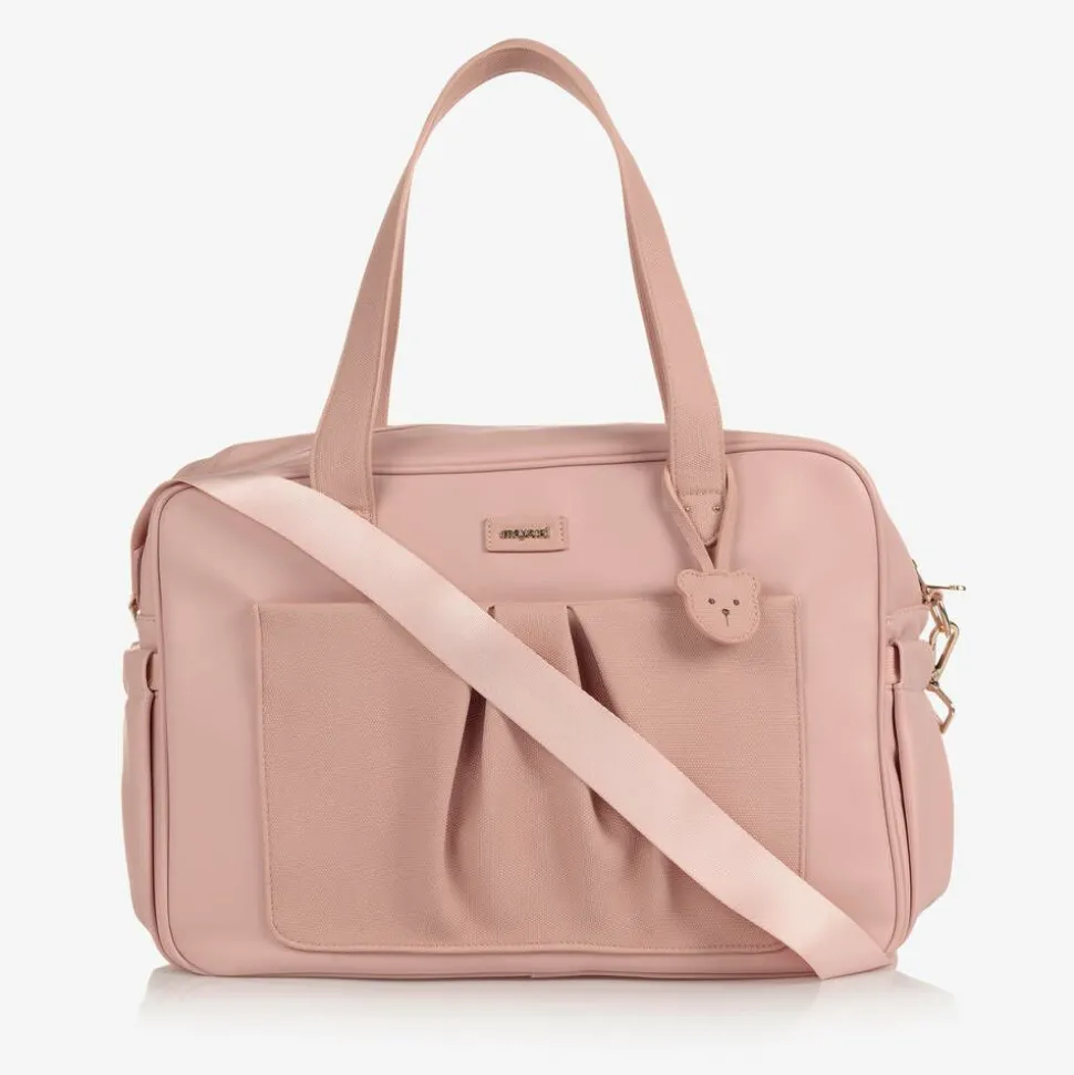 Pink Faux Leather Changing Bag (40cm)