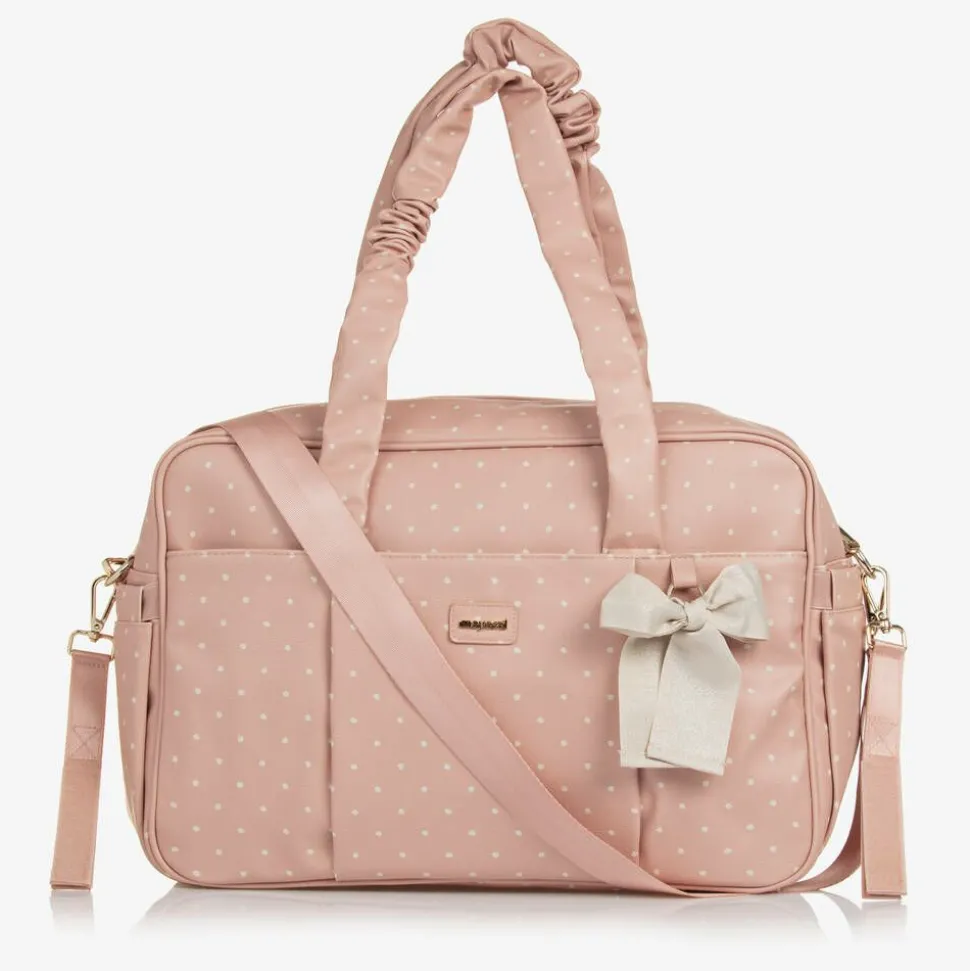 Pink Faux Leather Changing Bag (48cm)