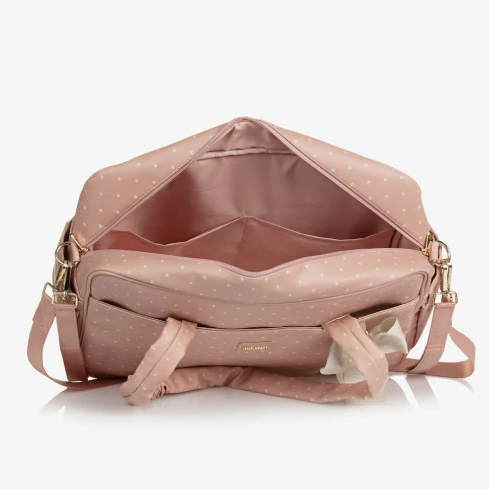 Pink Faux Leather Changing Bag (48cm)