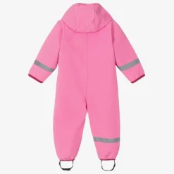 Pink Fleece-Lined Rain Suit