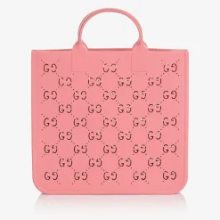 Pink GG Rubber Tote Bag (33cm)