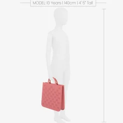 Pink GG Rubber Tote Bag (33cm)