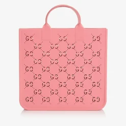 Pink GG Rubber Tote Bag (33cm)