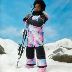 Pink Icon Nylon Snow Boots