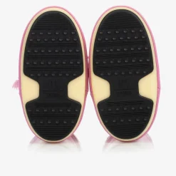 Pink Icon Nylon Snow Boots