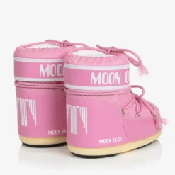 Pink Icon Short Snow Boots