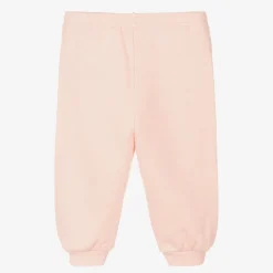 Pink Interlocking G Cotton Baby Joggers