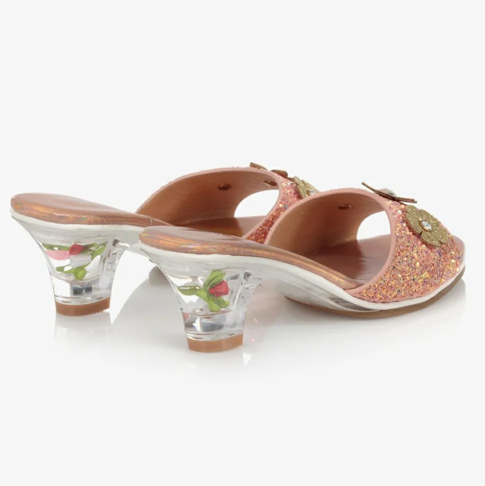 Pink Iridescent Heeled Shoes