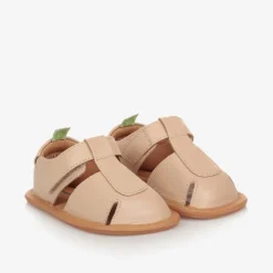 Pink Leather Baby Sandals