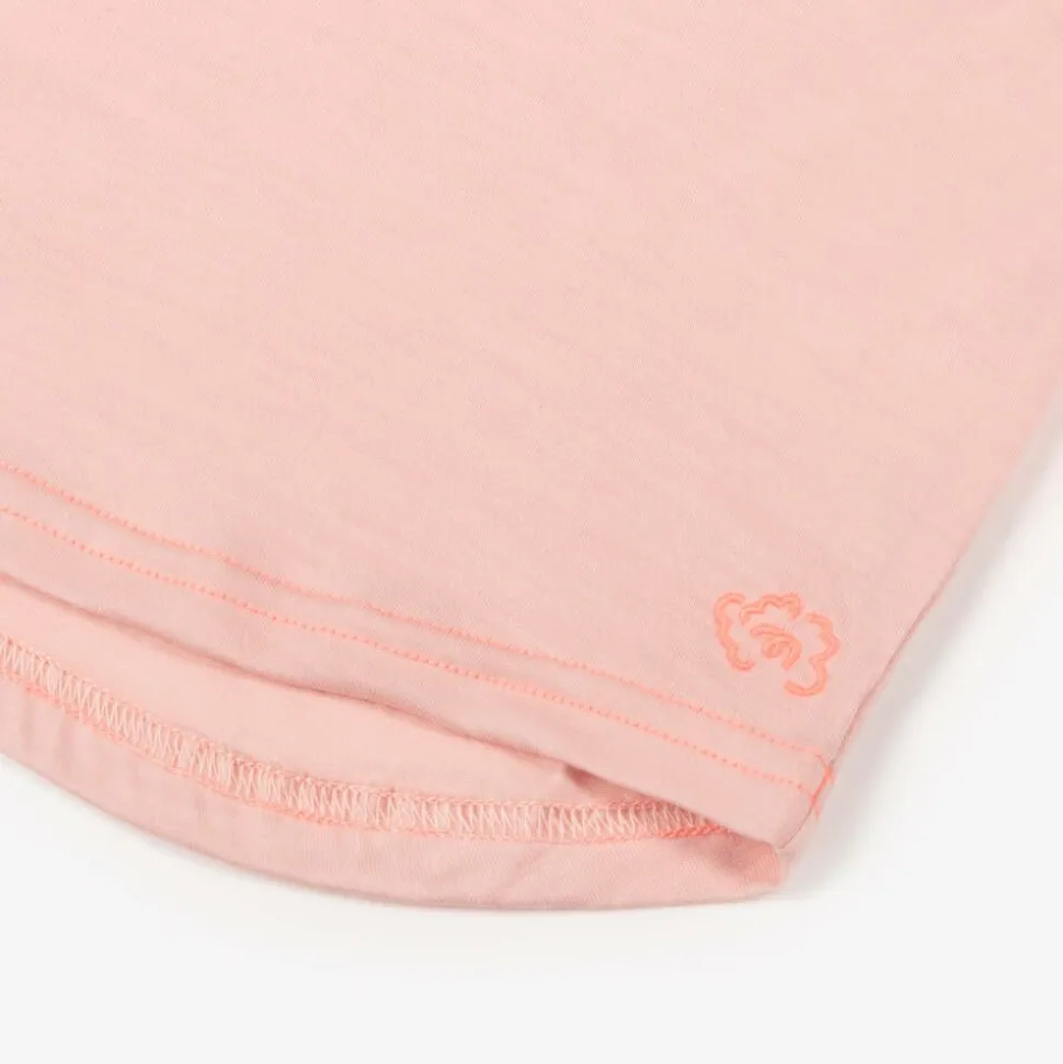 Pink Merino Wool Vest Top