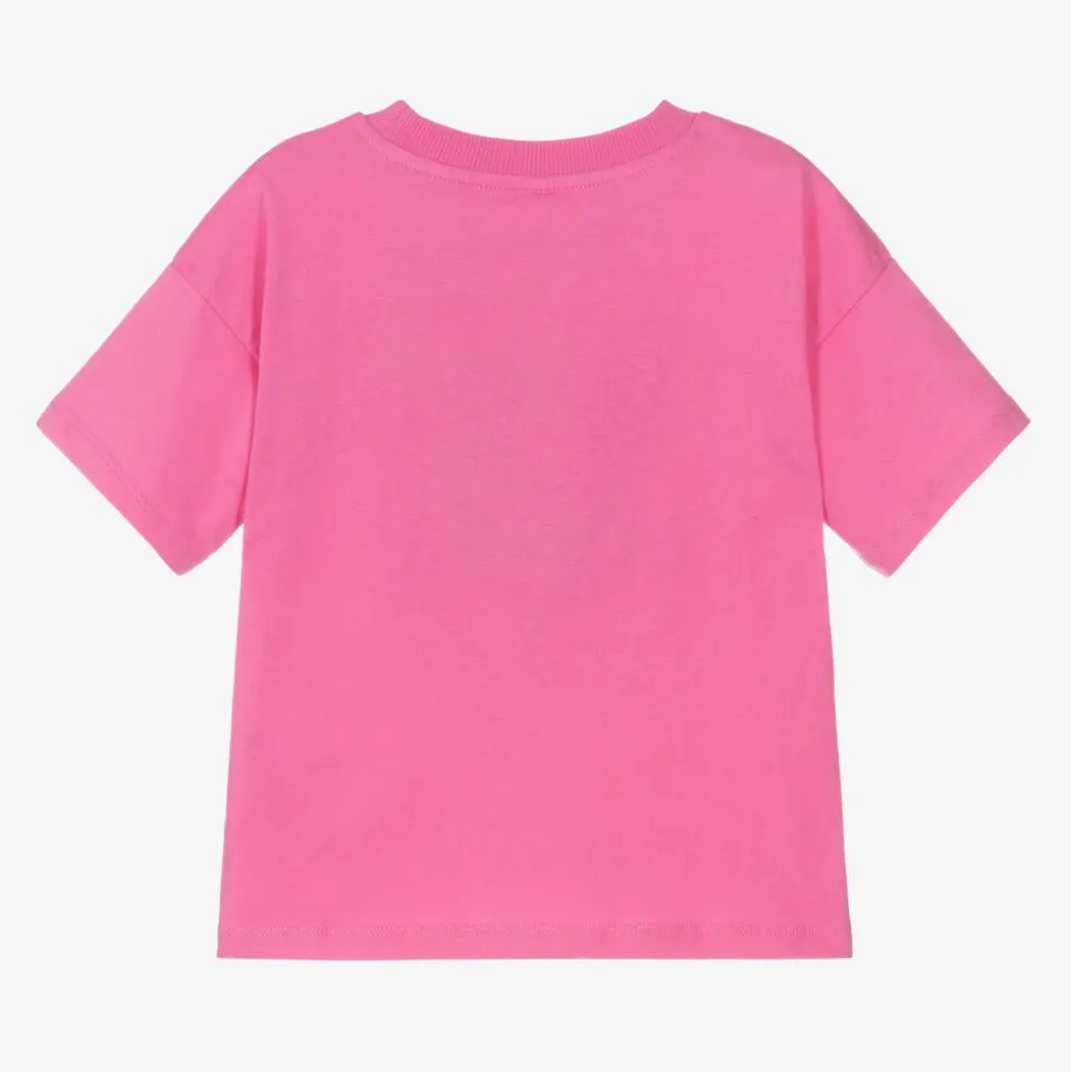Pink Organic Cotton Graphic T-Shirt