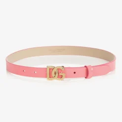 Pink Patent Leather Belt