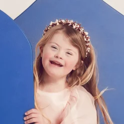 Pink Pearl & Crystal Hairband