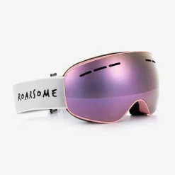 Pink Polarised Anti-Fog Ski Goggles