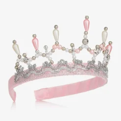 Pink, Silver & Pearl Crown