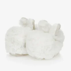 Plush Rattle Baby Slippers
