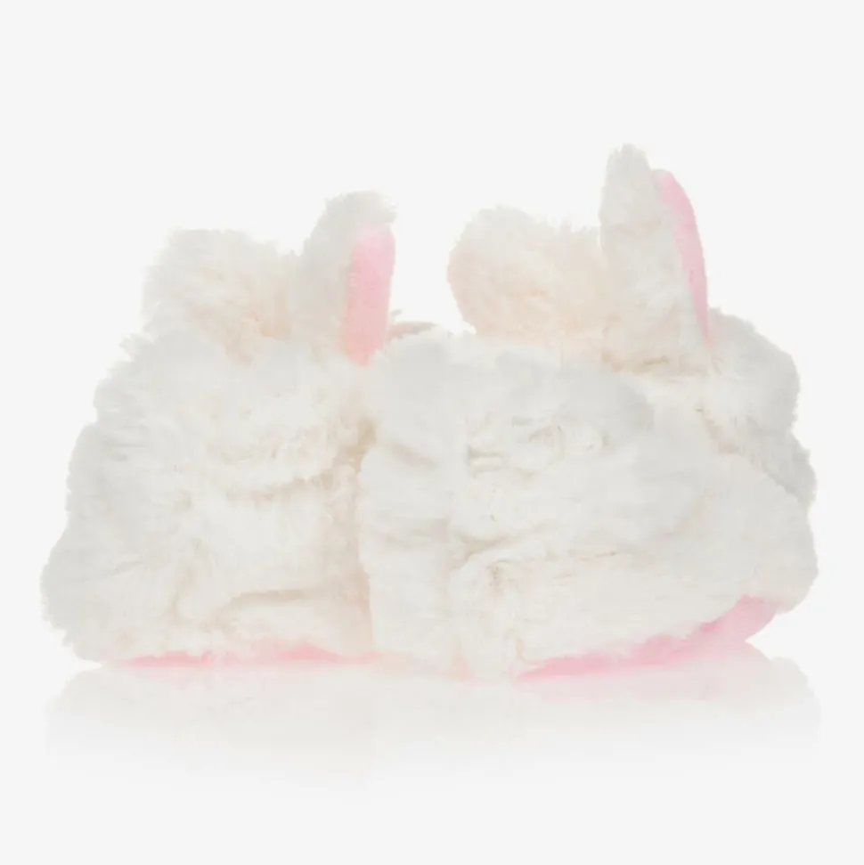 Plush Rattle Baby Slippers