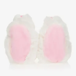Plush Rattle Baby Slippers