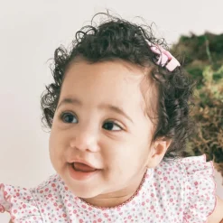 Purple Bow Hair Clip (5cm)