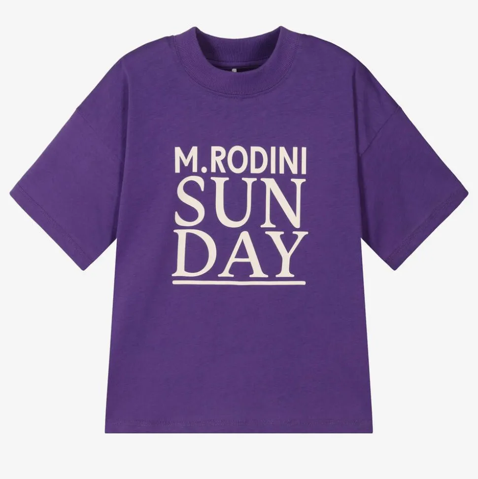 Purple Organic Cotton Sunday T-Shirt