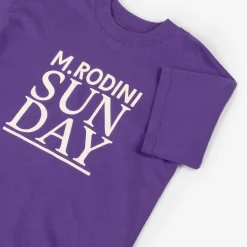 Purple Organic Cotton Sunday T-Shirt