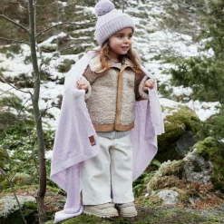 Purple Pointelle Baby Blanket (100cm)