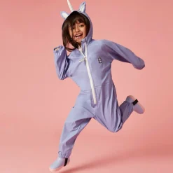 Purple Sparkle The Unicorn Rainsuit